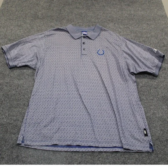 NFL Team Apparel Indianapolis Colts Reebok Polo Shirt XL Extra Large‎ - Picture 5 of 12